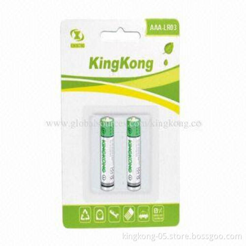 Hot-sale Alkaline Batteries, 1.5V, 800mAh Standard Capacity